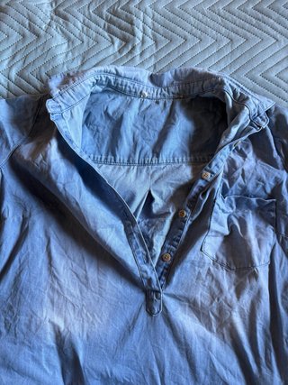 Vestido/Camisa Vaquera Corta