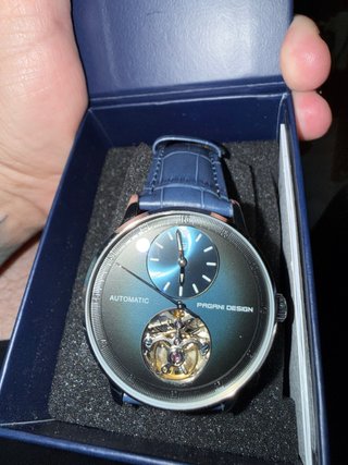 Reloj Pagani Design Automático Esfera Azul