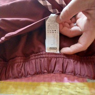 Falda pantalón trekking Quechua burdeos 46.