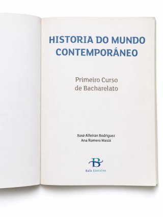 Libro Historia do mundo contemporáneo – 1º Bachare
