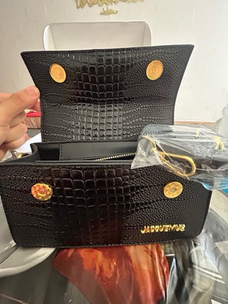 Bolso marca ,  Negro Cocodrilo