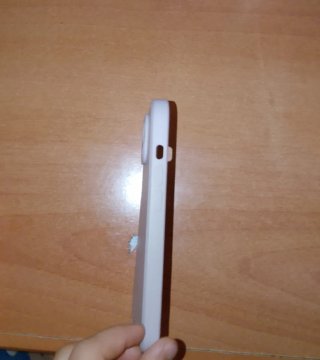 Custodia in silicone bianco per iPhone 13