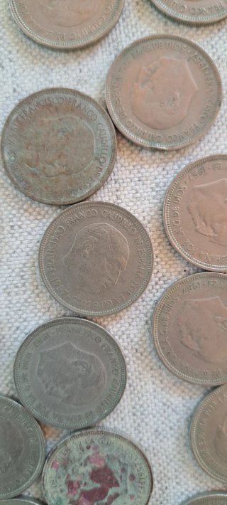 Lote 18 Monedas 5 Pesetas 1957