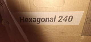 Cama elástica hexagonal 240 sin estrenar