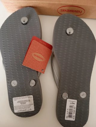 Ciabatte Havaianas Donna Grigie Tg 35/36