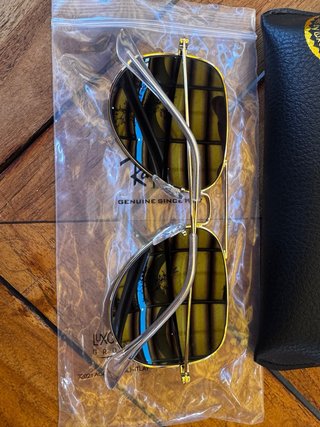 Ray-Ban Aviator RB3025 Gafas de Sol Doradas Negras