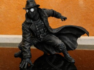 Spiderman Noir Impreso 3D 10cm