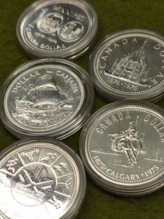Monete commemorative in dollari d'argento del Canada