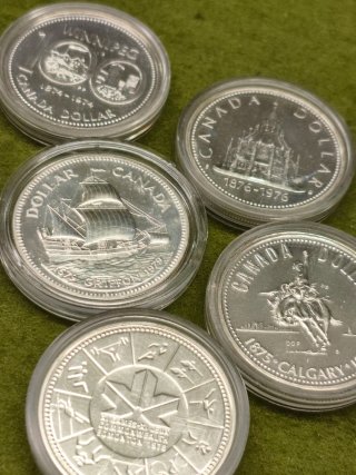 Monete commemorative in dollari d'argento del Canada