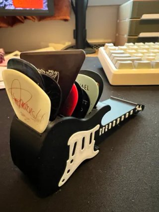 Soporte Púas Guitarra Fender Strat