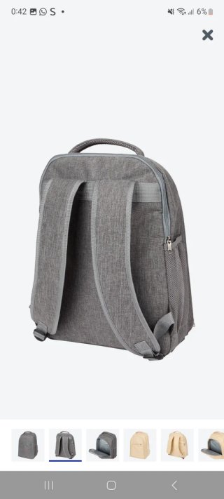 Mochila Nevera Gris