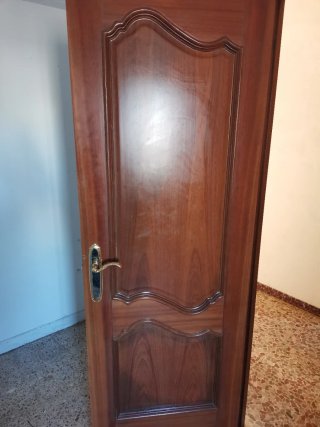 Lote 6 puertas madera Sapelly