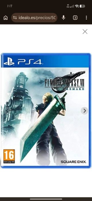 Final Fantasy VII Remake PS4 precintado