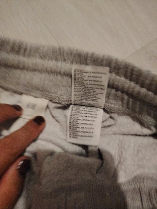 Chándal gris unisex talla M con cordón unisex