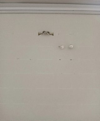 Organizzatore gioielli bianco