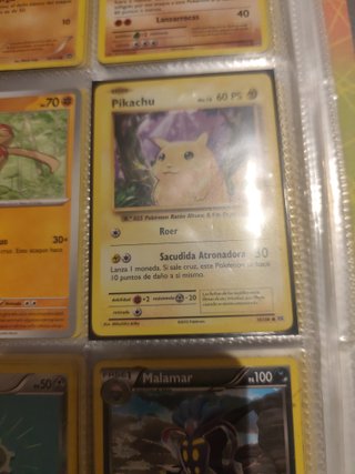 Carta Pokémon Pikachu Básico 60 PS