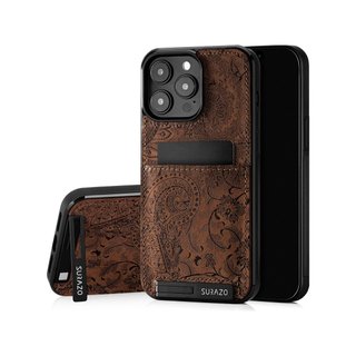 SURAZO custodia in pelle per iPhone 15 Pro Max
