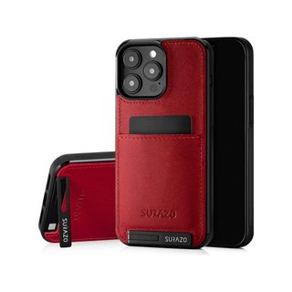 SURAZO custodia in pelle per iPhone 15 Pro Max