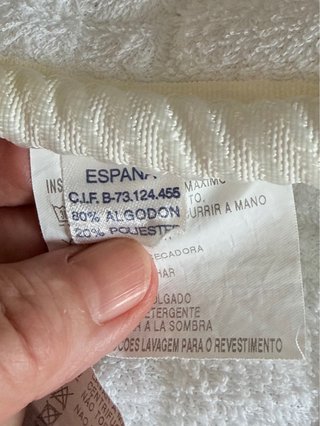Funda colchón para cuna medida de 60x120 cm.