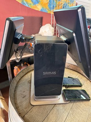 TPV SAM4S Forza115 + Pantalla Cliente + 3 PDA Coma
