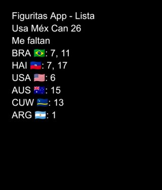 Cromos Mundial 2026 Faltantes