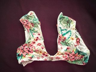 Top Bikini El Corte Inglés Flores Talla S