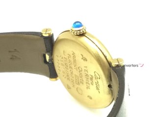 reloj alta gama señora cartier vermeil 925
