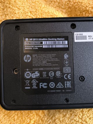 HP UltraSlim Docking Station 2013