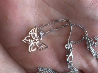 Set di Gioielli in Argento Farfalla