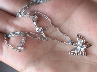 Set di Gioielli in Argento Farfalla