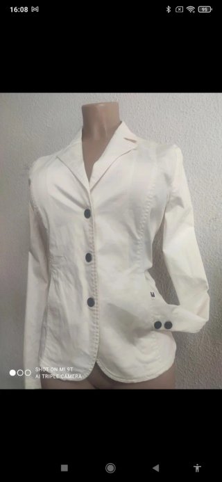 Chaqueta Tommy Hilfiger Blanca y Negra