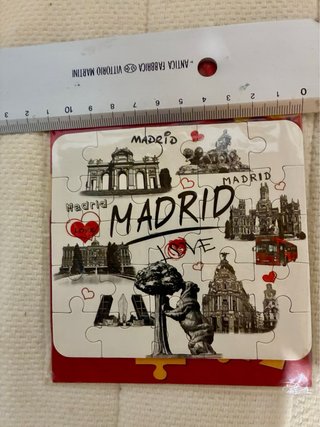 Imán Puzzle Madrid España