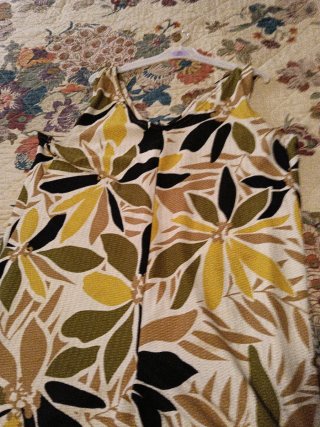 Mono largo estampado floral
