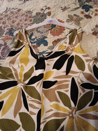 Mono largo estampado floral