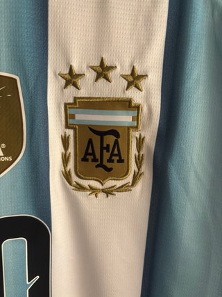 Camiseta Argentina Messi 10 Mundial Talle M