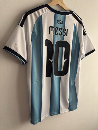 Camiseta Argentina Messi 10 Mundial Talle M