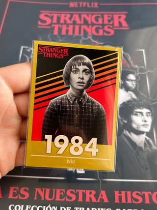 Carta Stranger Things Will 1984 Dorada / Oro