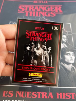 Carta Stranger Things Will 1984 Dorada / Oro