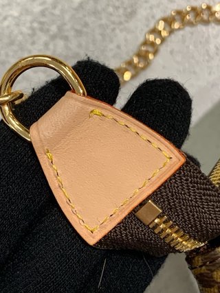Borsa Louis Vuitton Marrone Dorato