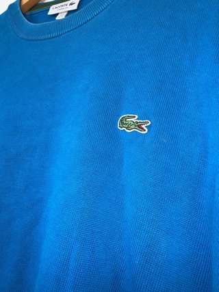 Sudadera Lacoste Azul Logo Cocodrilo