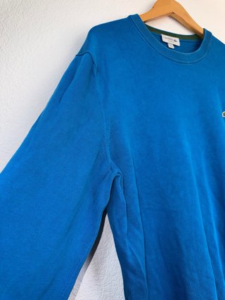 Sudadera Lacoste Azul Logo Cocodrilo