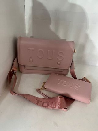 Conjunto bolso y cartera Tous blanco