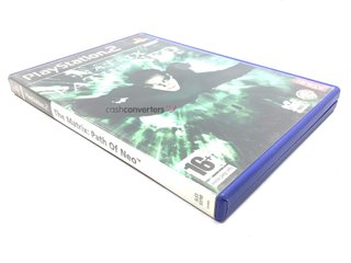 matrix the path of neo ps2