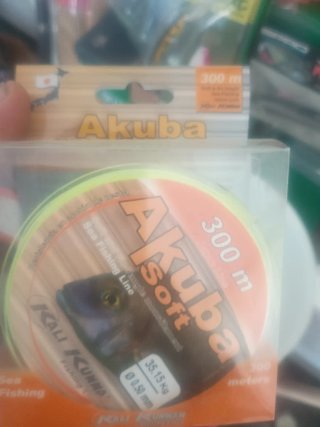 Bobina Hilo Pesca Akuba 300m 0.50mm