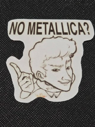 Pegatina Beavis y Butt-Head No Metallica?