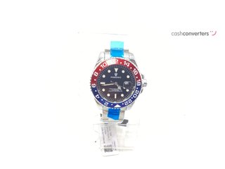 reloj pulsera caballero fredric electrochron dual time sport s.steel 3016
