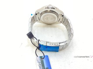 reloj pulsera caballero fredric electrochron dual time sport s.steel 3016