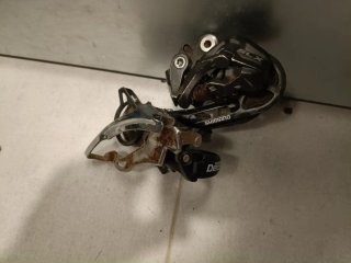 Desviador Shimano SLX y Deore
