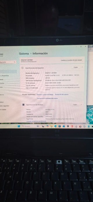 Portátil HP Core i7 Windows 11ǰ