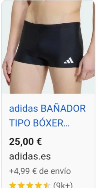 Bañador Adidas Hombre Talla